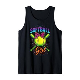Softball Girl - Funny Drip Player Ice Humor Tank Top