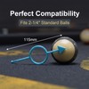 OSZKO 5-Pack Precision Pool Aiming Aid (Blue), Billiards Training Tool