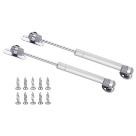 40N/9 lb Gas Strut Cabinet Hinge, ​Safety Lift Support, Soft Close Lid Supports & Buffer Telescopic Cabinet Door Gas Spring Glue Head Supports 12" Length,Set of 2