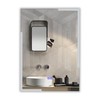 Chloe Lighting Luminosity Back Lit Rectangular Touchscreen LED Mirror 3