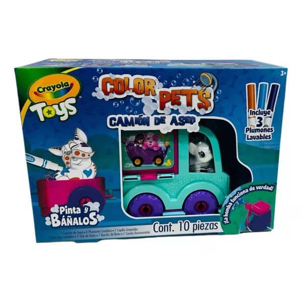 Crayola Color Pets Camión De Aseo Mascotas
