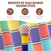Zulu Beaded Talking Stick: Powerful Communication Tool for Balanced Dialogue,
