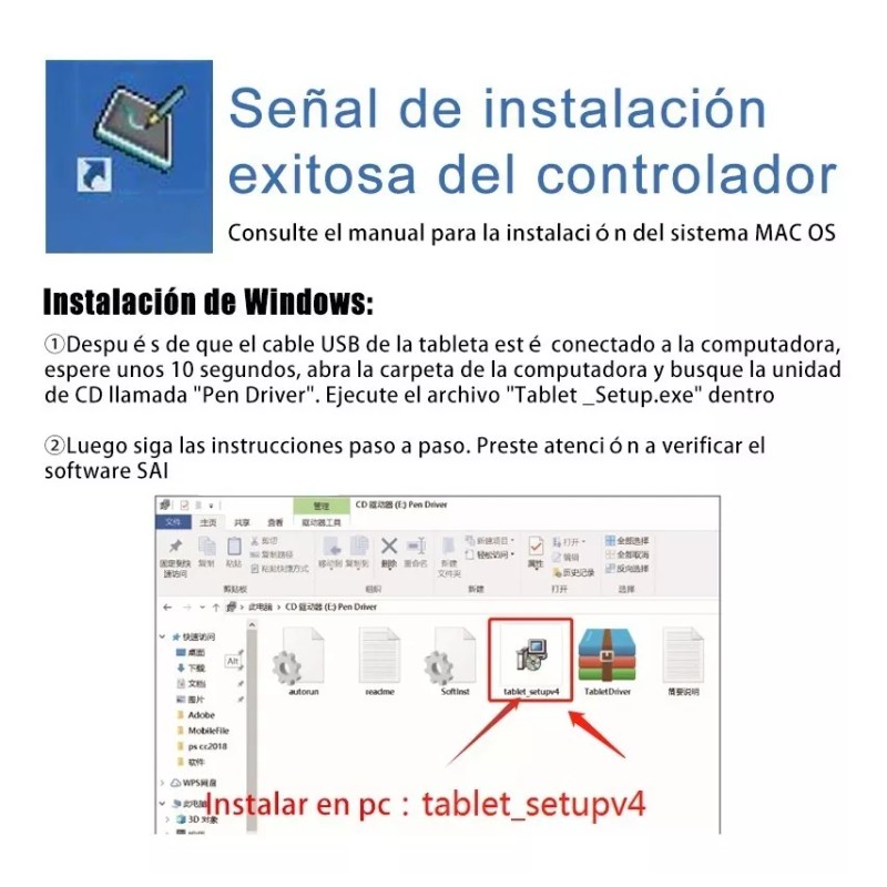 Fnbrli Tableta Gráfica 10x6 Con 8192 Niveles De Presión Y