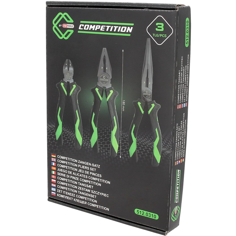 KS Tools 512.0310 Competition Pliers Set of 3