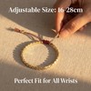 Tibetan Bracelet of Fortune, Adjustable Copper Bead Lucky Buddhist Bracelet