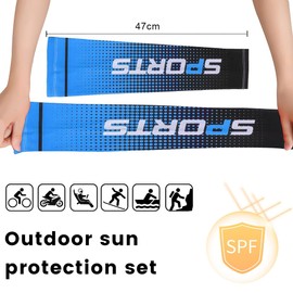 COYUN UV Protection Compression Arm Sleeves Non-Slip Cooling Arm Warmers for Running Cycling Basketball Golf Outdoor Activities Men Women