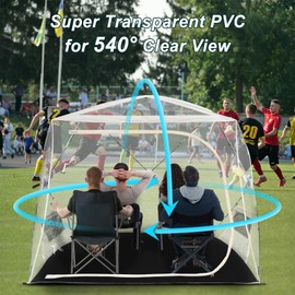 Sports Tent for 1-4 Person,Portable Pop Up Outdoor Weatherproof Shelter, Instant Bubble Tent for Sports Event,Camping,Fishing