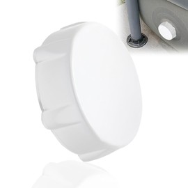 P01006 Replacement Drain Valve Cap for Coleman Swimming Pool Above Pool Drain Cap Pool Replacement Accessories (White)