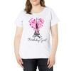 Paris Eiffel Tower France Birthday Girl Theme Gift For T-Shirt