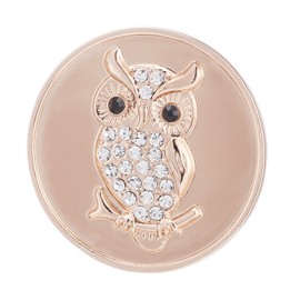 Morella Women's Necklace 70 cm Stainless Steel and Pendant with Coin 33 mm in Jewellery Bag, Metal, Zircon