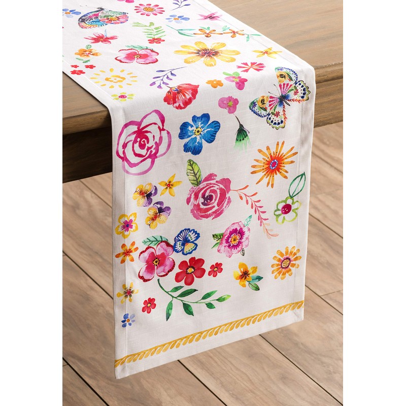 Maison d' Hermine Tablerunner 100% Cotton Decorative Washable Table Runners