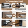 Farmhouse Toilet Paper Holder with Galvanized Metal& Black Metal -