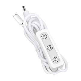 ASOKO 3 Buttons Dimmer Switch for LED Lighting with 3.5mm x 1.35mm Connector