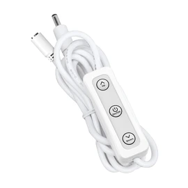 ASOKO 3 Buttons Dimmer Switch for LED Lighting with 3.5mm x 1.35mm Connector