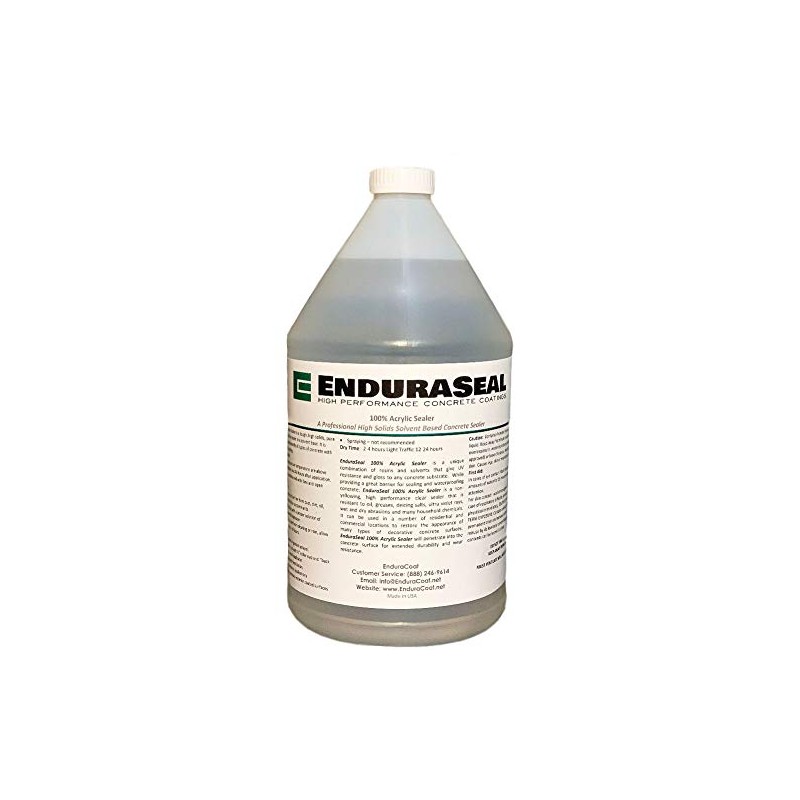 EnduraSeal 100% Acrylic Wet Look Semi Gloss Concrete Solvent Sealer