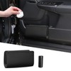 QZTYTY Car Trash Can, Leather Vehicle Trash Bin, Car Dustbin