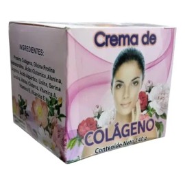Crema de Colágeno LA SANTISIMA NATURAL Facial para Piel Mixta, Día y Noche, 140g