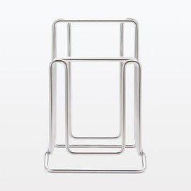 MUJI MCC63A2S Stainless Steel Kitchen Stand, Silver, Approx. Width 3.9 x Depth 8.1 x Height 5.9 inches (10 x 20.5 x 15 cm)