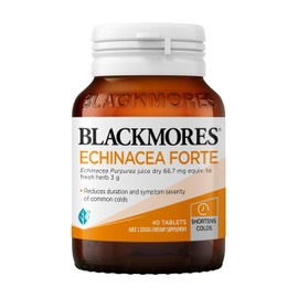 Blackmores Echinacea Forte | Supports Immune System Health | Reduces Symptoms of Common Cold | 40 Tablets