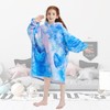 Fiosnow Galaxy Blanket Hoodies for Kids 6-13YR Oversize Wearable Blanket