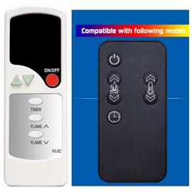 XINJISHIMIN Replacement Remote Control for Southern Enterprises FA512300TX FA513300TX Electric Firebox Insert