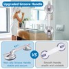 HEINSY 19inch Upgrade Suction Shower Grab Bar, Portable Shower Handle