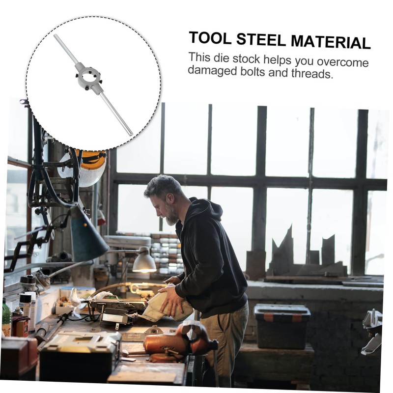 Operitacx Die Stock Holder Wrench Adjustable Die Stock Spanner for