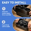 AULESSE 2PCS Seat Wedge Cup Holder for Car, Seat Gap