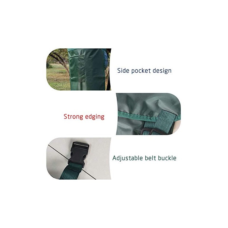 Kelendle Protective Trimmer Safety Chaps with Pocket & Adjustable Straps