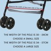 Black Stroller Footrest Replacement Adjustable Stroller Extension Footboard Strollers and