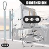 Cheemuii 2 PCS 25" Single Tender Spring Kit Heavy Duty