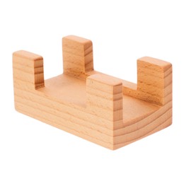 HOLIDYOYO Sushi Taco Rack, Sushi Hand Roll Holder U Shaped Sashimi Plate Sushi Hand Roll Plate Sushi Platter Wood Taco Holder for Kitchen Restaurant, Light Brown, V740G151758GA