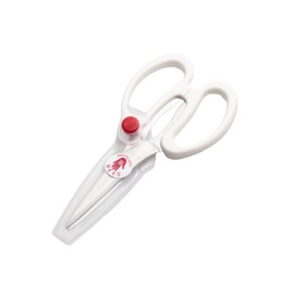 Suncraft DI-104 Children's Kitchen Scissors with Cover for Left Handed Kitchen Shears Made in Japan Cooking Tools for Kids Kitchen Nursing
