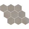 Daltile Mesmerist 4" Hexagon Ceramic Wall Tile in Charm (30