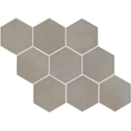 Daltile Mesmerist 4" Hexagon Ceramic Wall Tile in Charm (30 PC Per Carton) (3 SQFT Per Carton )