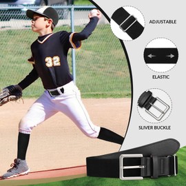 JASGOOD Baseball Socks,Belt and Baseball Combo Set for Toddler/Youth,Softball Set 2 Socks 1 Belt and Baseball for Boys Girls