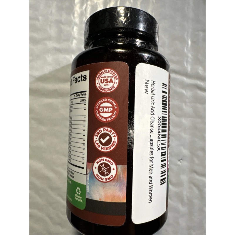 Nature’s Craft:Uric Acid Support Kidney Support.Joint Health (120 Caps) Exp:5/27