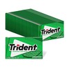 Trident Spearmint Sugar-Free Chewing Gum, Bulk, 24 Packs of 14