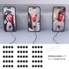 TVETE Multi-Hitting Machine, Smartphone Auto-Clicker Stickers, Set of 60, Diameter