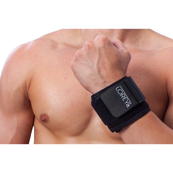 Hochwertige Handgelenkbandage LOREY-WR1007 aus Neopren Größe XL