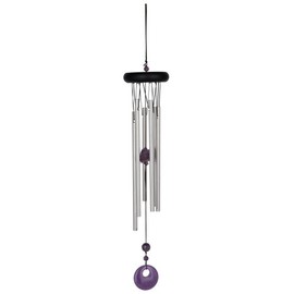 Woodstock Windspiel Chakra Chime, Silber, 46,9 cm