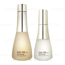 suhm37° 숨37도 타임에너지 2종 단품(토너+에멀젼)_Y SU:M37° Time Energy 2 Type Single Item (Toner + Emulsion)_Y