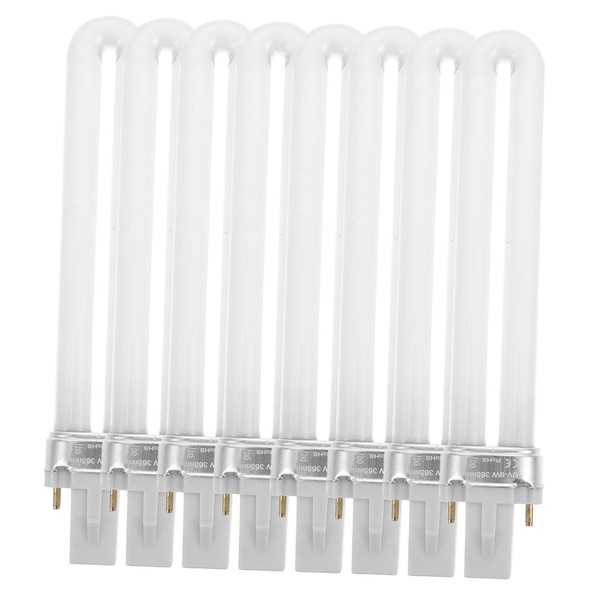 Ipetboom 8Pcs Nail Lamp Replacement Tubes Professional Nail Dryer Light