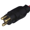 Seachoice Trolling Motor Plug, Straight, Male, Motor Side, 6 In.