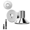 Countersunk Screws Stainless Steel M6 x 10 mm Hexagon Socket