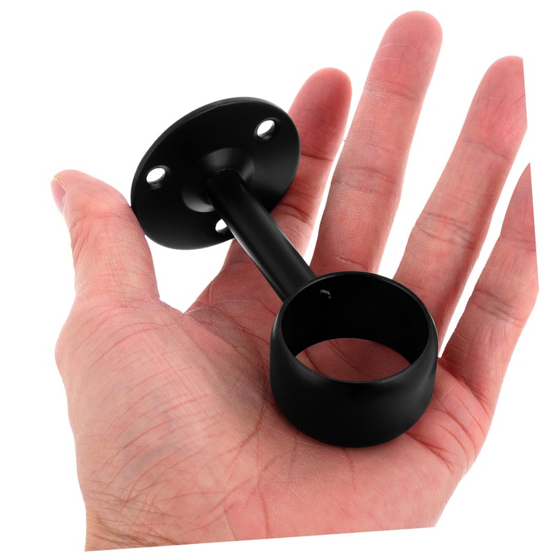 Operitacx Modern Wardrobe Pipe Brackets 4pcs Heavy Duty Closet Pole