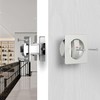 Pocket Door Lock Indicator Lock Flush Handles Latch Privacy Bed/Bath