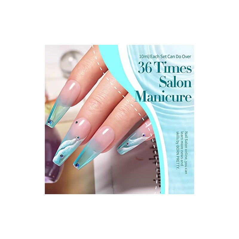 Born Pretty UV Nagellack Jelly Pastell - Gel Nagellack Fr√ºhling