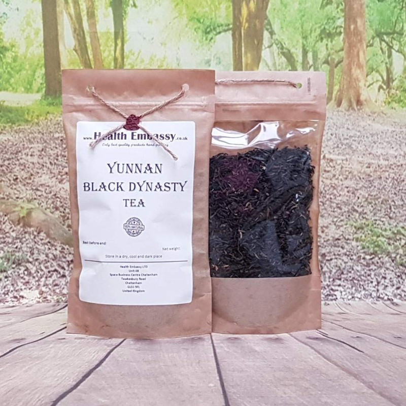Yunnan Black Dynasty Tea - Health Embassy 100% Organic (75g)