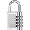 Combination Lock 4 Digit Padlock Zinc Alloy with Combination Code